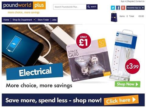 poundworld website screengrab