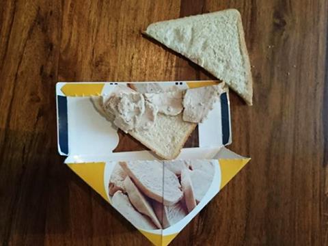 Sainsbury's no mayo chicken sandwich