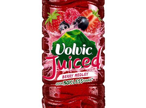 Volvic Juiced reduced sugar, Berry variant