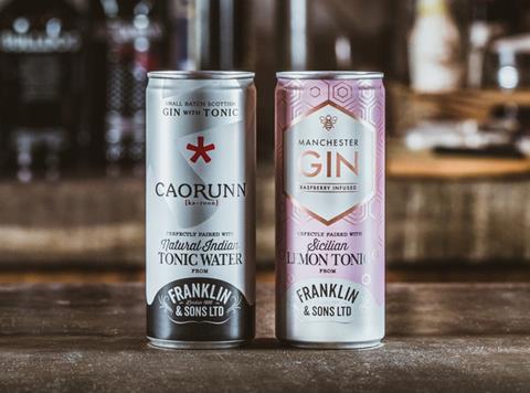 franklin & sons gin RTD cans