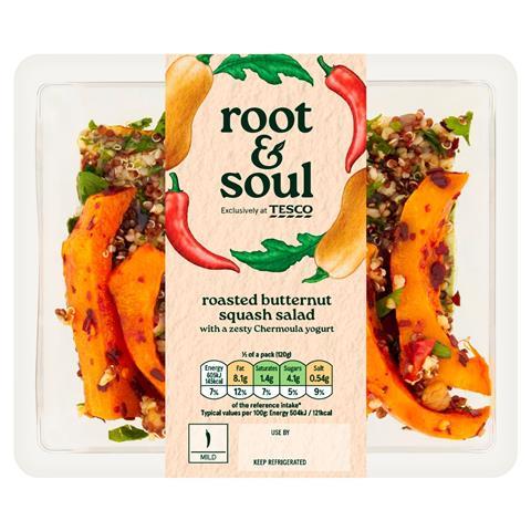 Root & Soul Roasted Butternut Squash Salad