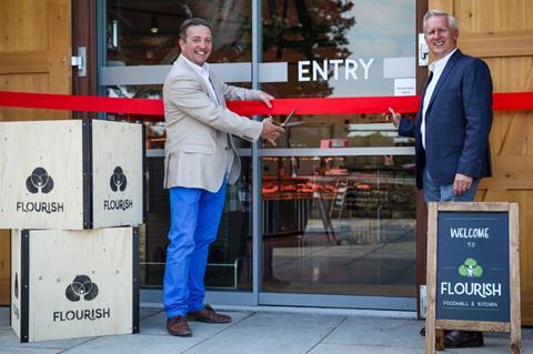 Paul Hargreaves and Paul Castle outside Foodhall