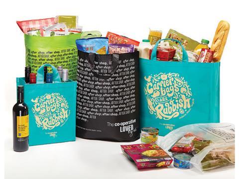 Co-op carrier bags