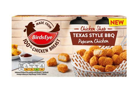 Birds Eye Chicken Shop Texas Style BBQ Popcorn Chicken 325g 500011612606