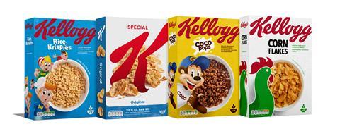 Kelloggs cereals