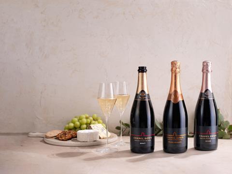 Chapel Down sparkling wine