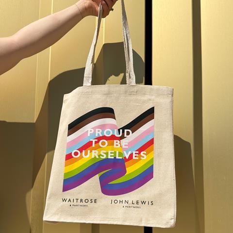 Waitrose  Pride Month tote bag