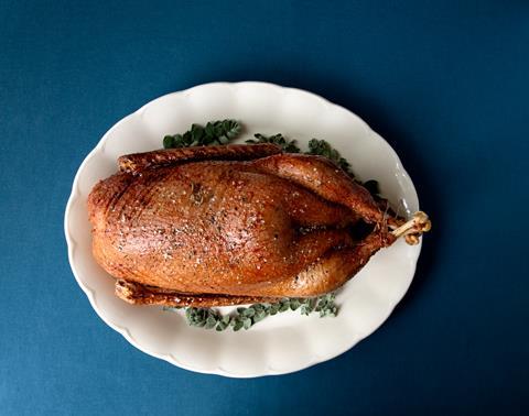 Roast goose