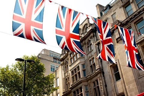 Union Jack British flags