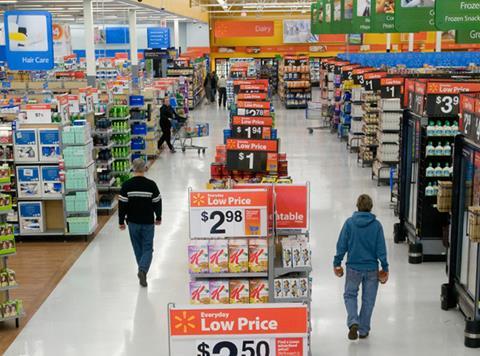 Walmart interior