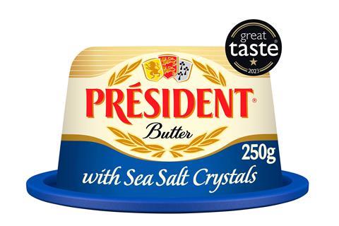 Président Butter with Sea Salt Crystals