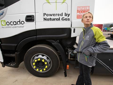 Ocado HGV refuel