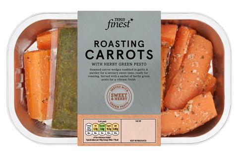 Tesco_Finest_Roasting_Carrots_with_Herby_Green_Pesto_350g
