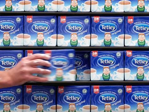 Tesco's Tetley shelf grab