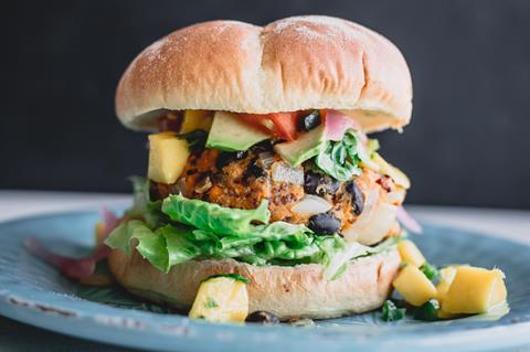 vegan veggie burger