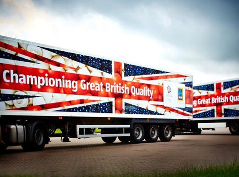 Aldi Team GB truck