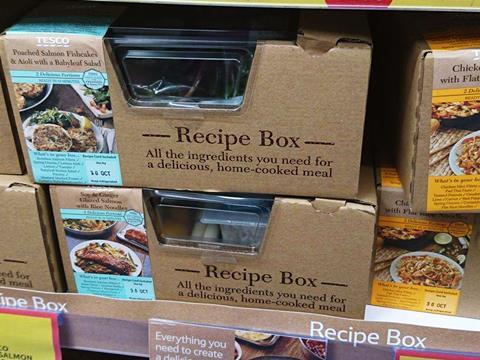 tesco recipe kit meals