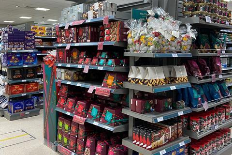 Waitrose chirstmas aisle