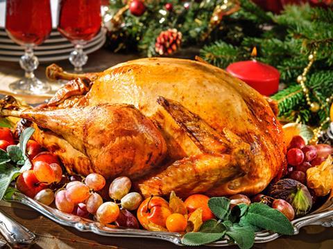 christmas dinner turkey