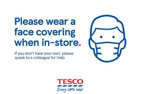 Tesco masks