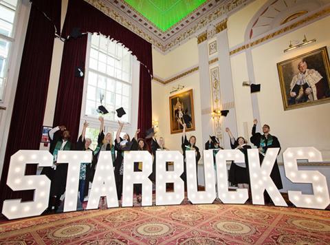 starbucks management apprentices graduate