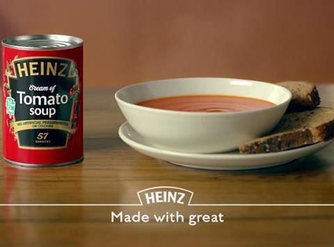 Heinz soup Made with Great TV ad