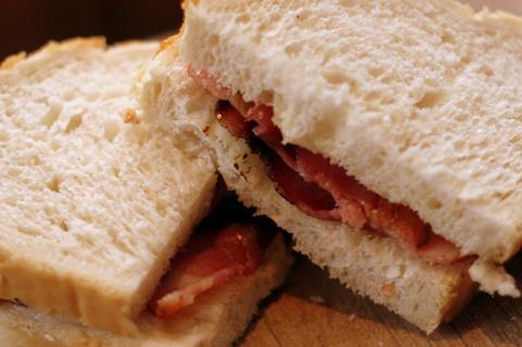 Bacon sandwich