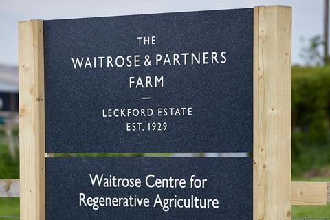 waitrose leckford regenerative agriculture farming