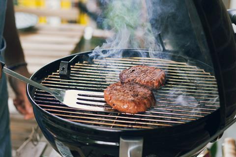 Burgers on BBQ