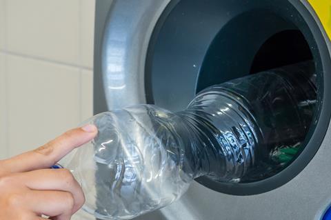 DRS deposit return scheme plastic bottle