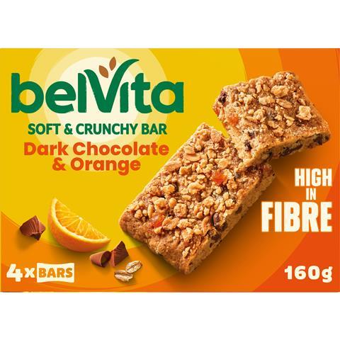 belVita Soft & Crunchy Bar Dark Chocolate & Orange