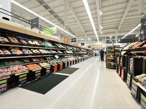 Asda Grantham plastic veg