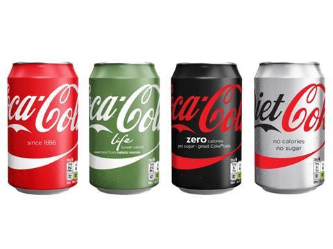 Coke one brand line up