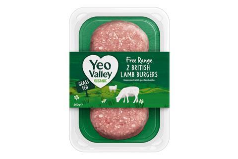 yeo valley lamb burgers