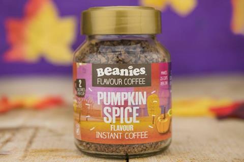 beanies pumpkin spice instant coffee