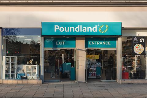 poundland store sign