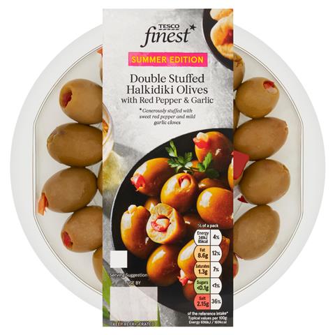 Tesco_Finest_Summer_Edition_Double_Stuffed_Halkidiki_Olives_with_Red_Pepper___Garlic_250g