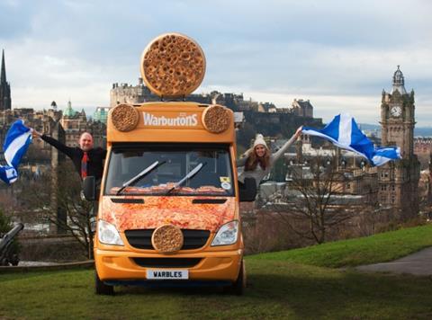 Warburtons Crumpet Van