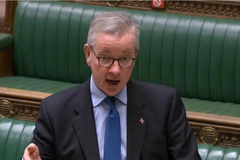 Gove speaking