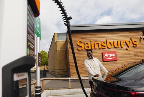 Sainsbury's launched new Nectar points prize draw on its Smart Charge EV charging network