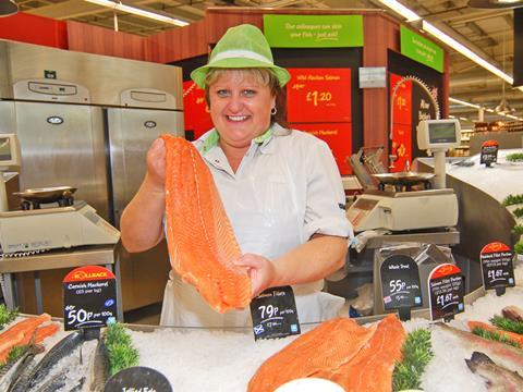 Asda fish counter