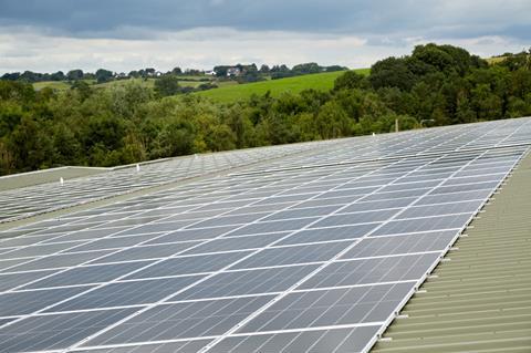 Finnebrogue plant-based site solar panels