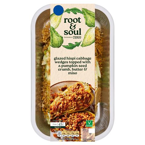 Tesco_Root___Soul_Glazed_Hispi_Cabbage_Wedges_Topped_with_a_Pumpkin_Seed_Crumb__Butter___Miso_395g