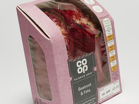 The Co-op Beetroot Wrap 