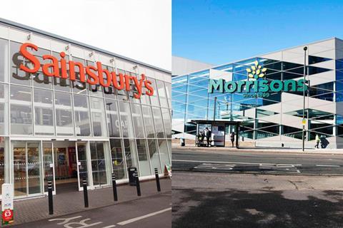 Sainsbury's and Morrisons