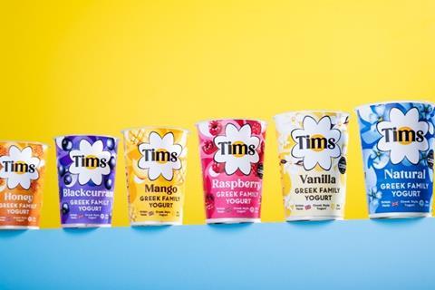 tims yoghurt rebrand