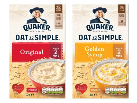 Quaker Oats revamp 2018