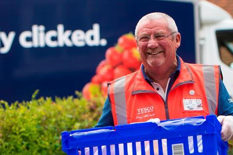 Tesco delivery driver