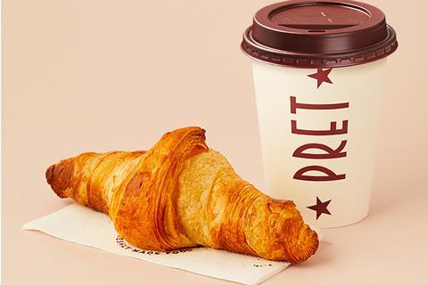 Pret Filter Coffee_All Butter Croissant