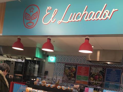 Sainsburys El Luchador counter Balham 